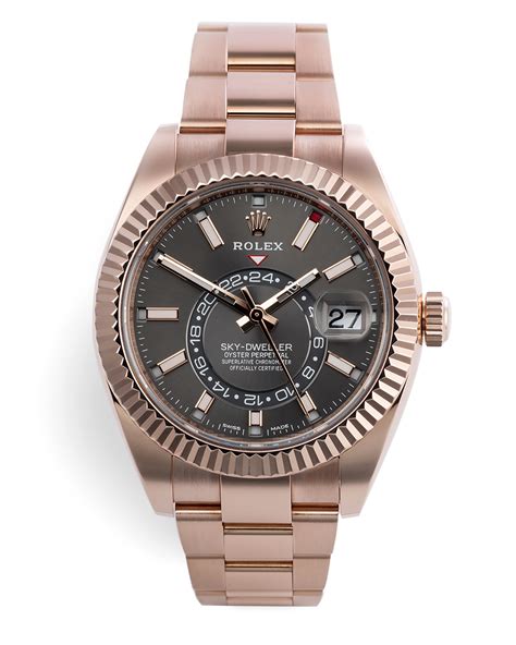 rolex sky dweller all gold price|Rolex Sky-Dweller everose gold.